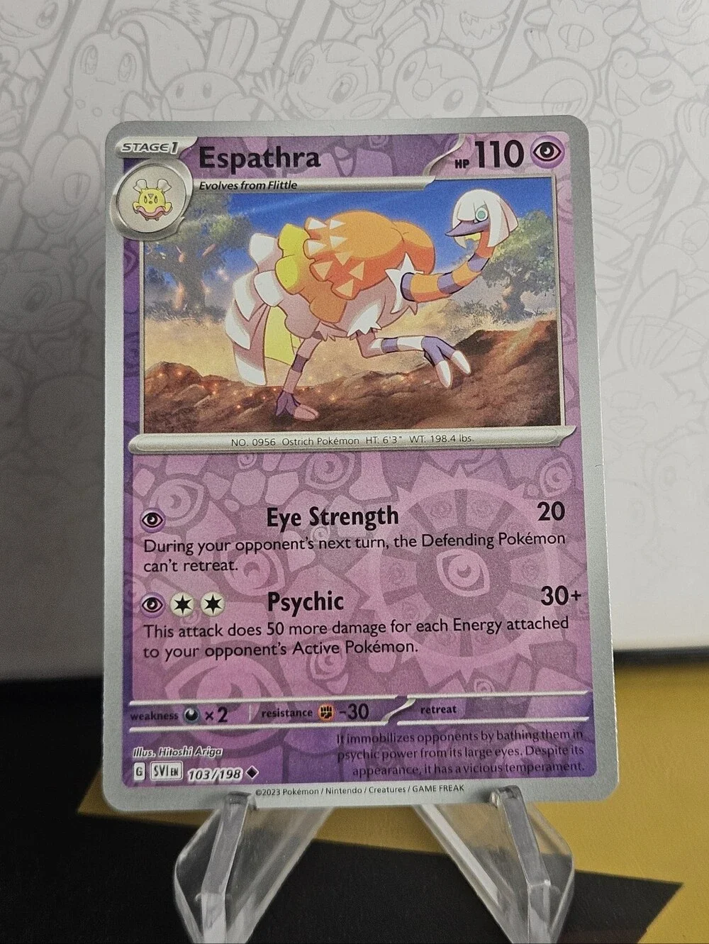 Espathra 103/198 Pokemon TCG Reverse Holo Rare